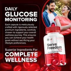 Indelo Nerve Freedom Pro label highlights transparent, natural ingredients for trust.