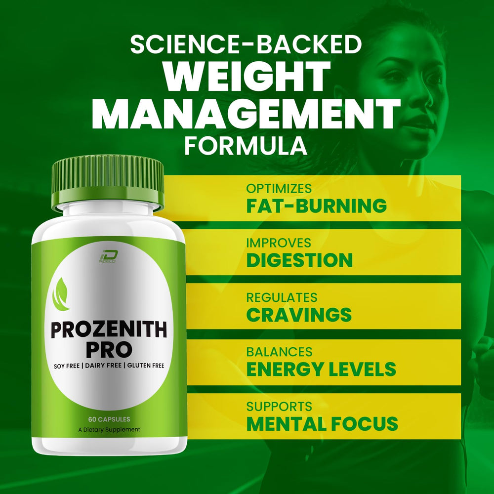 Indelo Prozenith Pro capsules label closeup showing natural ingredient emphasis.
