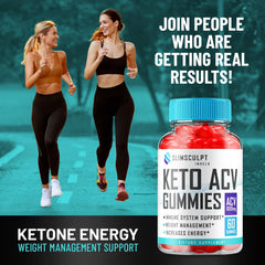 Indelo SlimSculpt Keto ACV Gummies bottle close view highlighting ACV and beet juice ingredients.