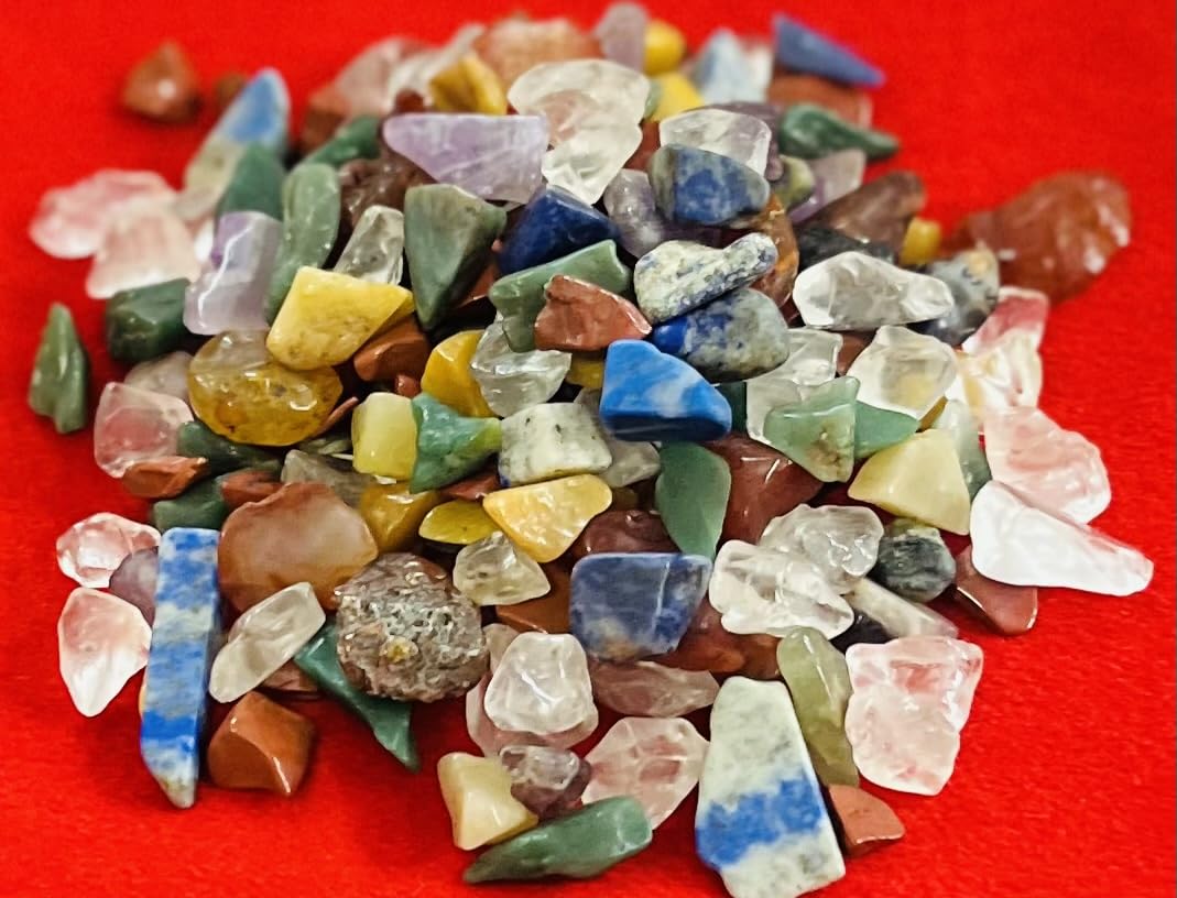 Indian Consigners decorative stone chips in a bowl add color and texture