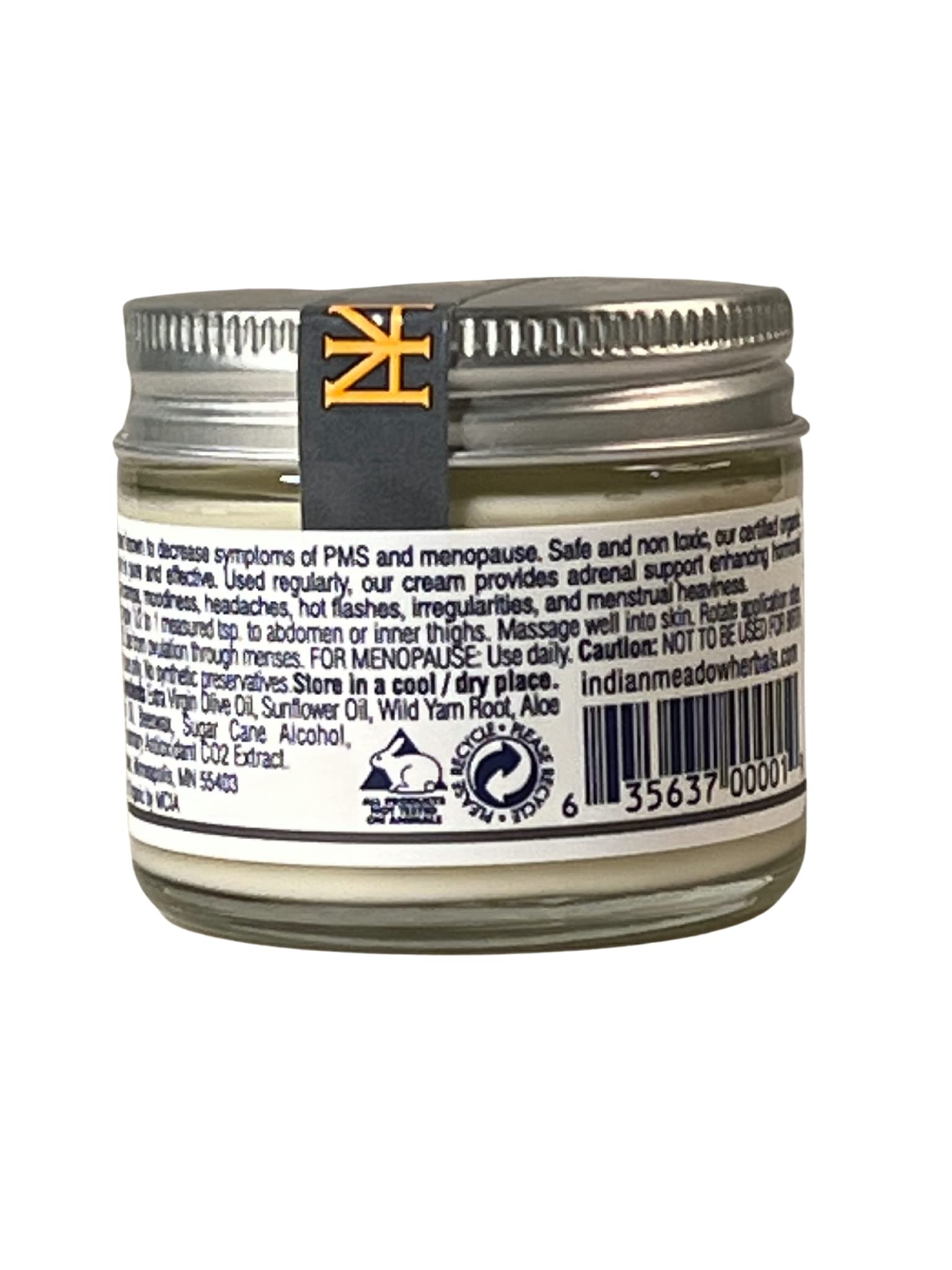 Indian Meadow Herbals Wild Yam Root Cream shelf-ready for self-care routines