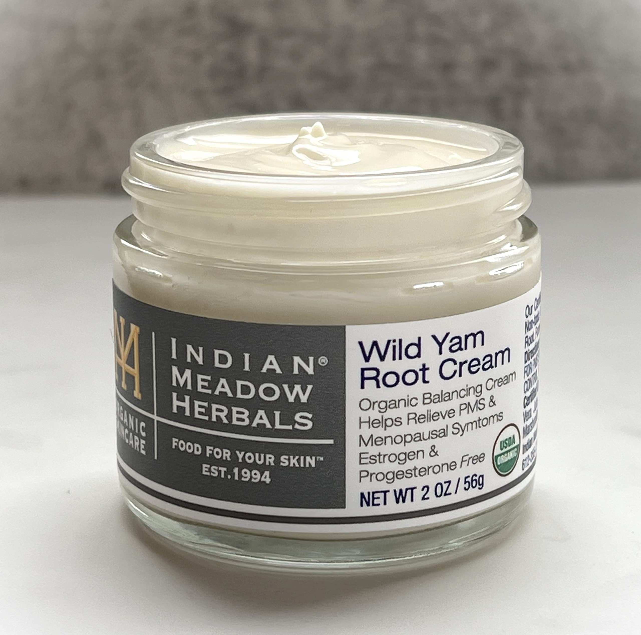 Indian Meadow Herbals Wild Yam Root Cream woman-owned handmade in the USA