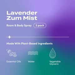 Indigo Wild Zum Mist body spray bottle for on-the-go refreshing fragrance.
