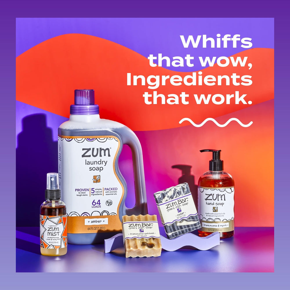 Indigo Wild Zum Mist bottle on shelf ready for instant refresh.