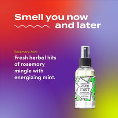 Indigo Wild Zum Mist with rosemary mint blend evokes a fresh herbal aroma.