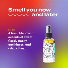 Indigo Wild Zum Mist spray-action hands applying spray