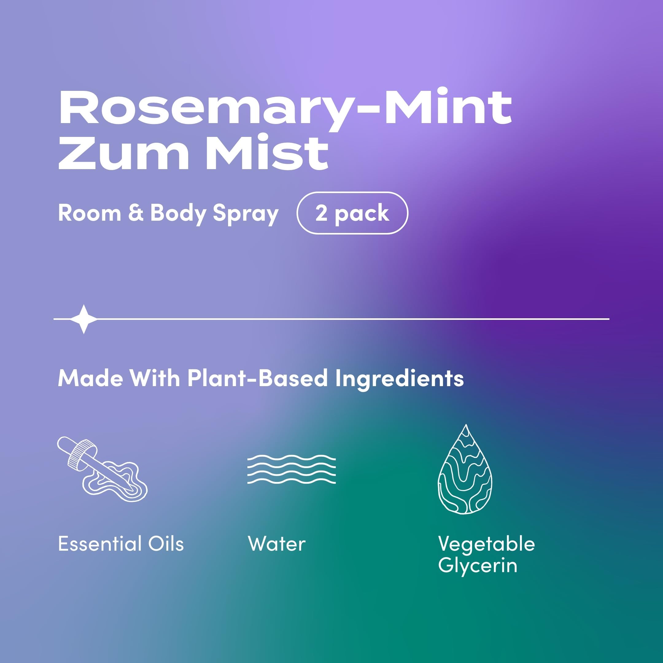 Indigo Wild Zum Mist spray being dispensed for an instant aromatic boost.
