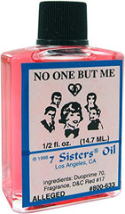 Indio 7 Sisters No One But Me oil bottle for rituals and personal focus.