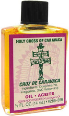 INDIO Holy Cross of Caravaca Oil bottle for rituals and protective energy