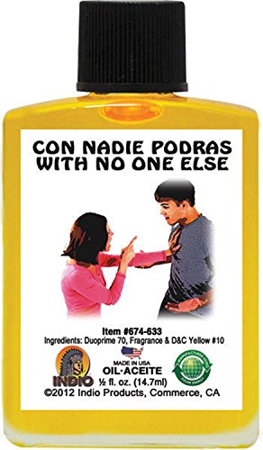 INDIO No One Else oil bottle for ritual use and meditation, enhancing focus
