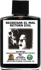 INDIO Return Evil oil bottle for spiritual rituals and meditations