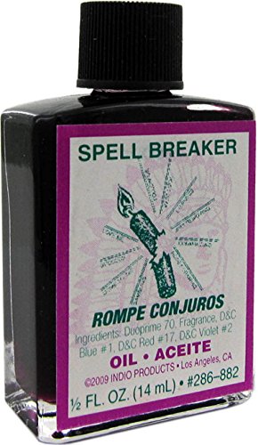 INDIO Spellbreaker oil bottle for rituals and candle anointing—portable spiritual tool.