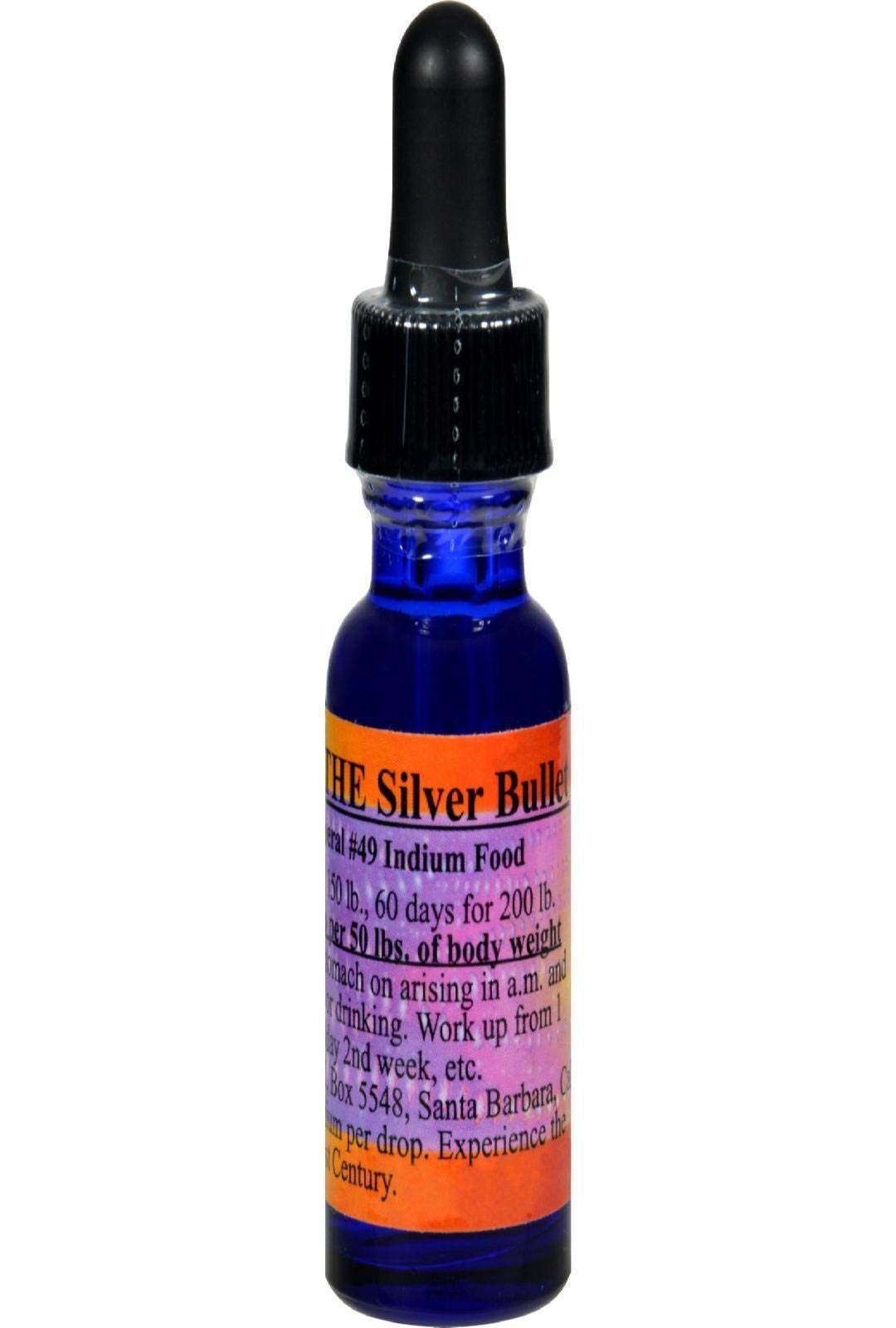 Indiumease bottle closeup with dropper, convenient daily mineral supplement