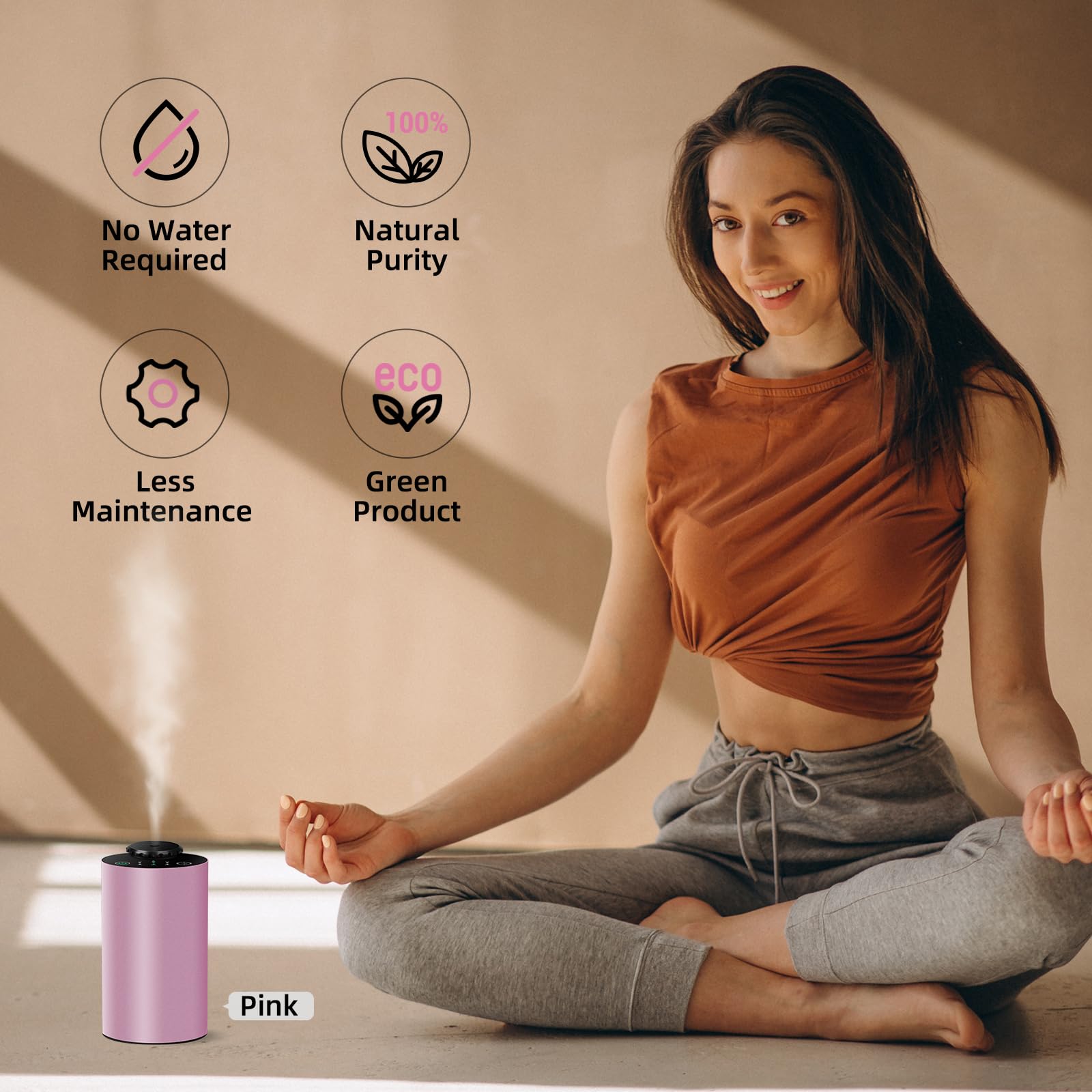 INXDOLHOM waterless diffuser 360 degree coverage in any room