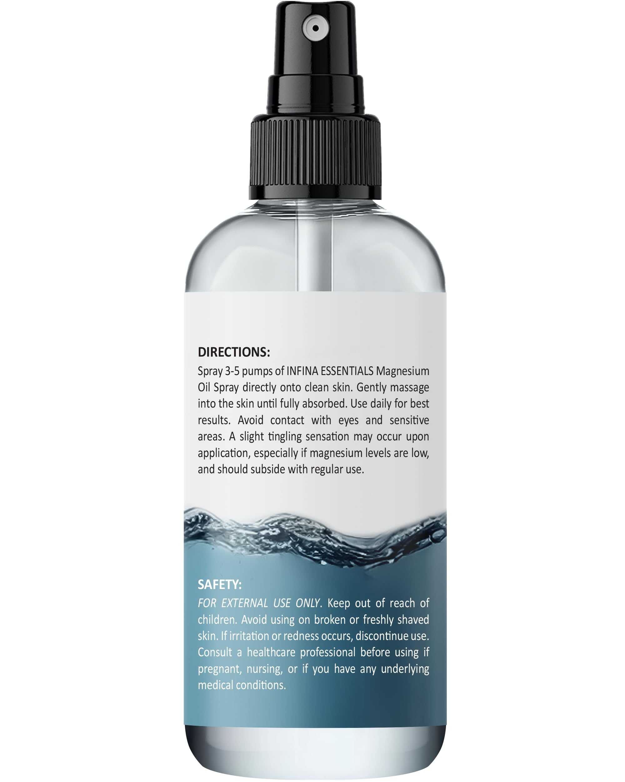 INFINA ESSENTIALS 2 fl oz magnesium oil spray ready to travel