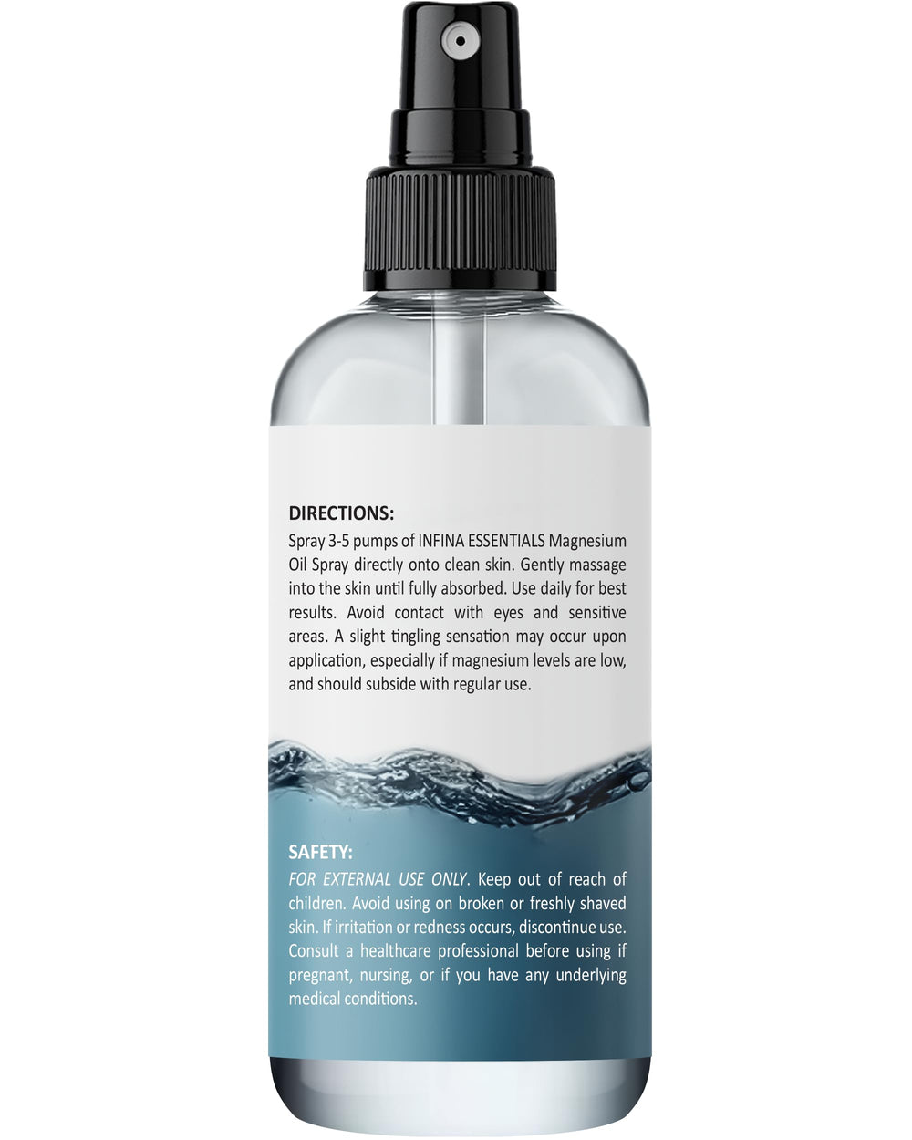 INFINA ESSENTIALS 2 fl oz magnesium oil spray ready to travel