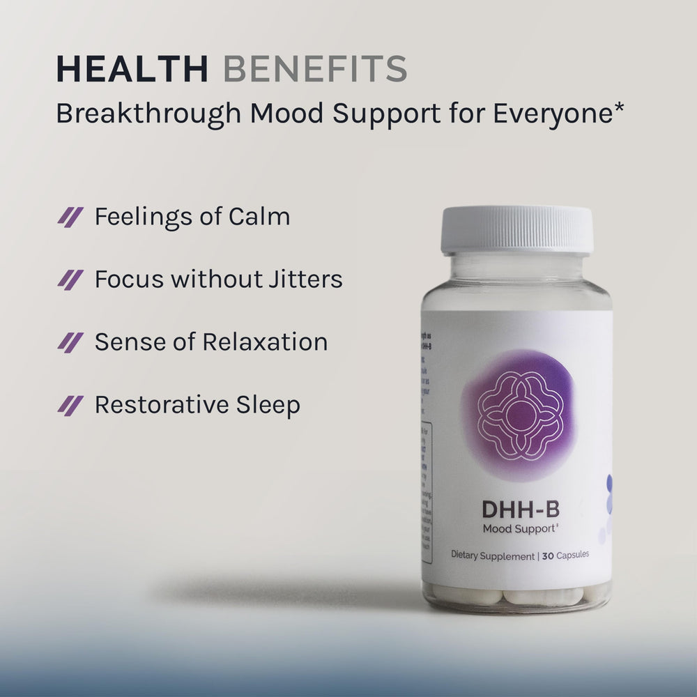 InfiniWell DHH-B label close-up highlighting Magnolia extract potency.