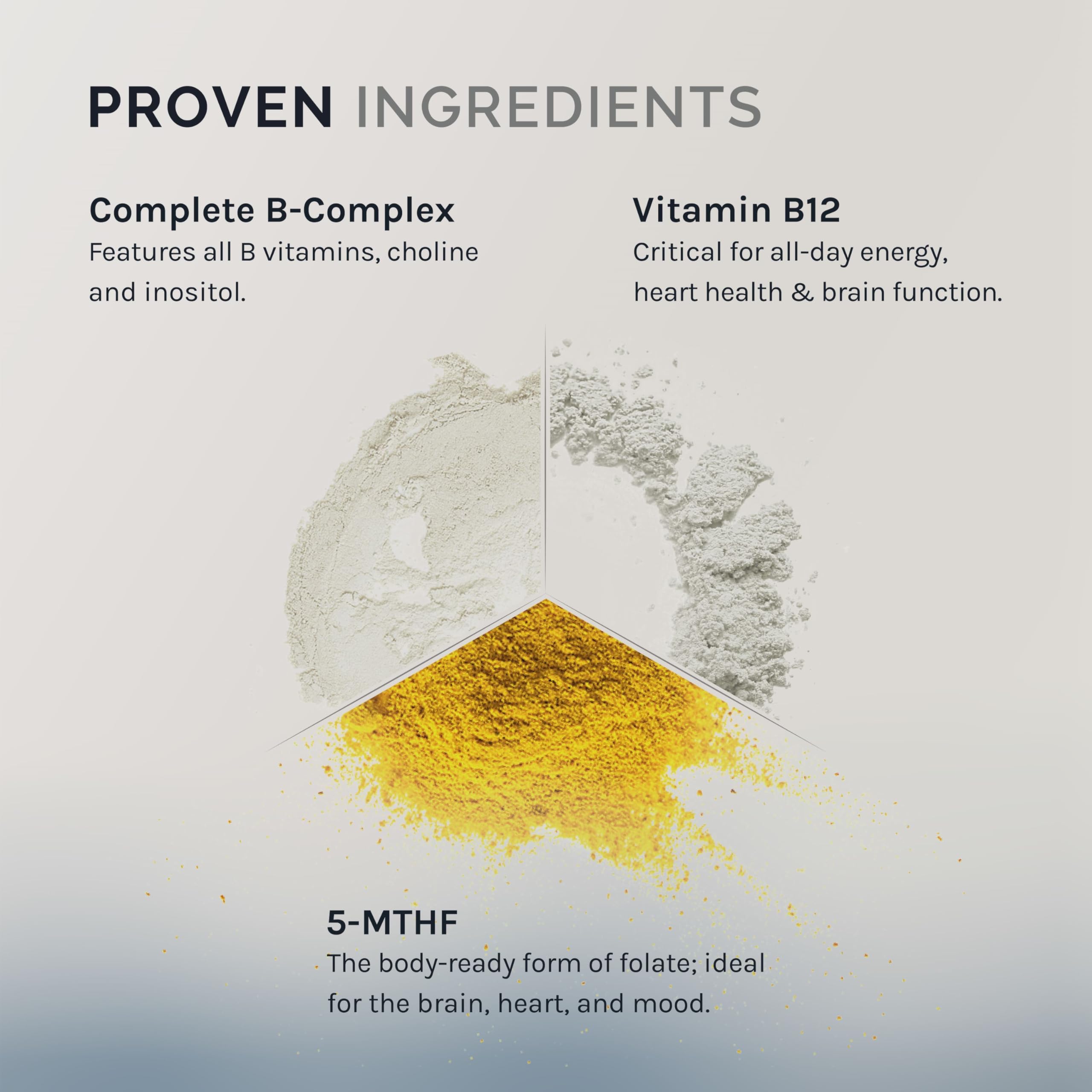 InfiniWell Methylated B Complex pills closeup reveals capsule shapes ready for daily use.