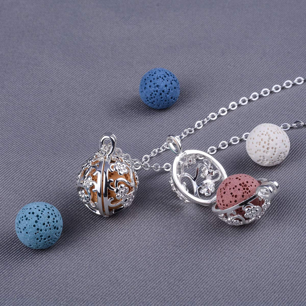 INFUSEU Sakura Tree silver-plated copper construction blends with any outfit.