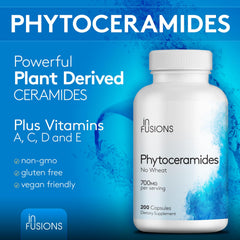 Infusions International Phytoceramides gluten-free seal emphasizing allergen-friendly products