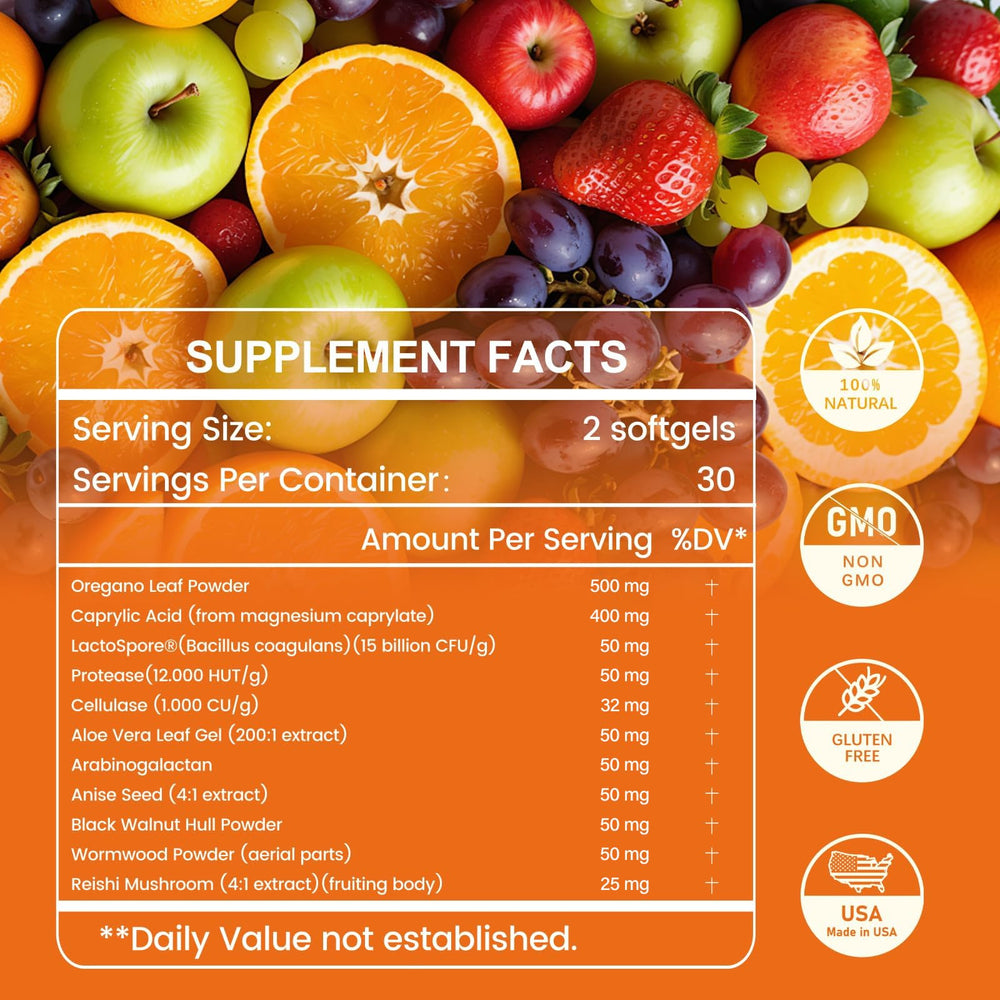 inGreens candida softgels digestive effect image suggests smoother digestion and reduced bloating.