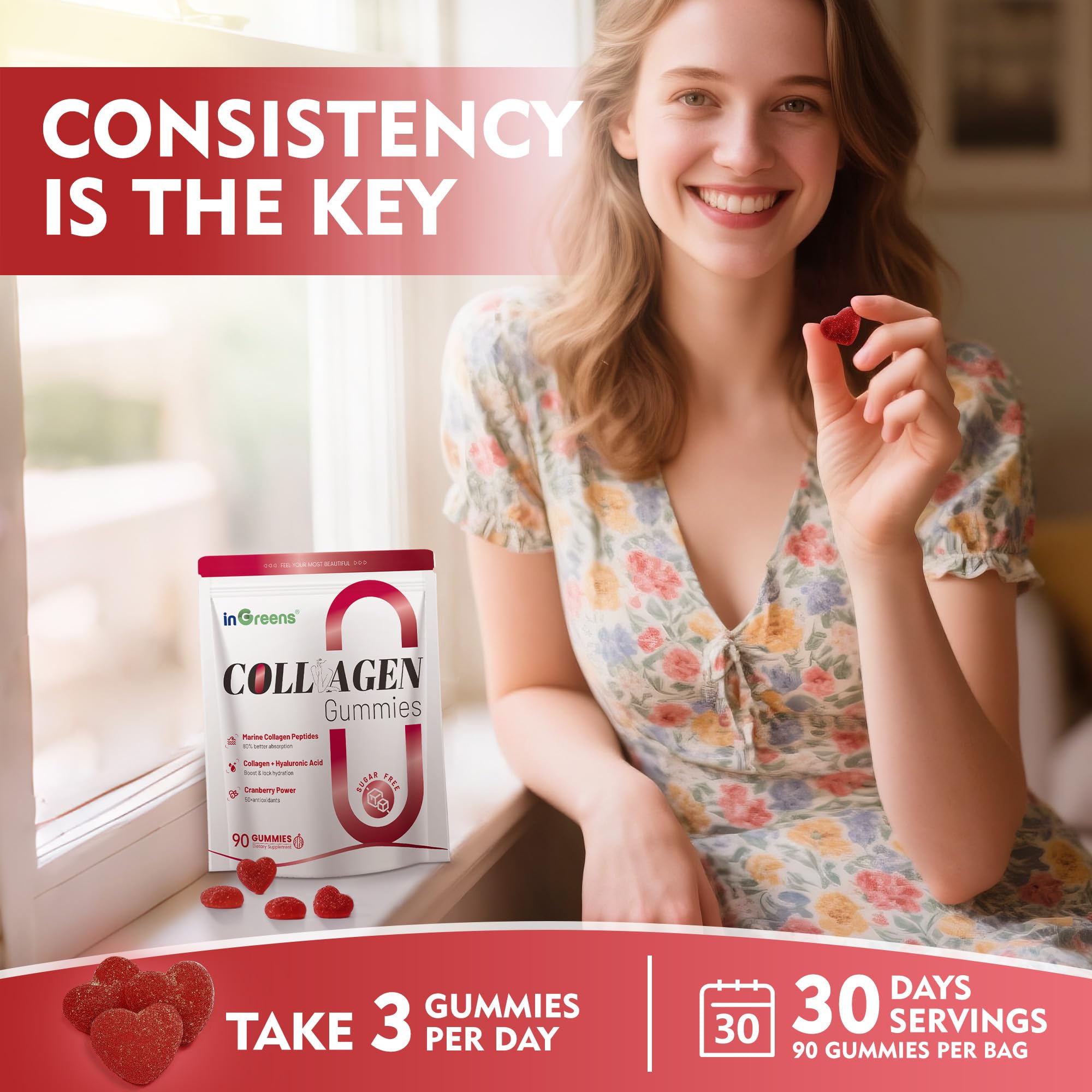 inGreens collagen gummies usa-made label reassures GMP standards.