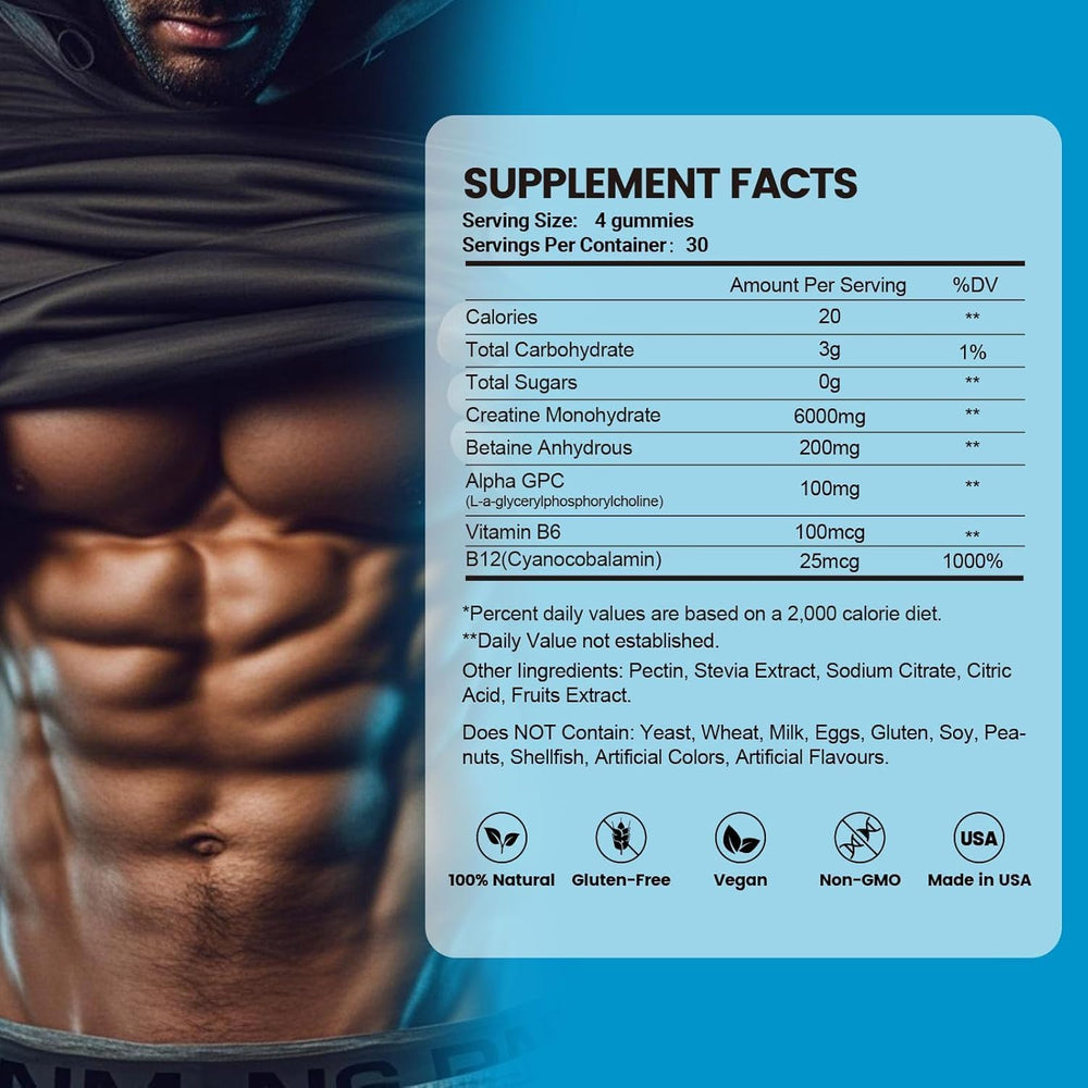 inGreens Creatine Monohydrate Gummies travel pack for on-the-go supplementation
