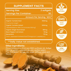 inGreens Curcumin 95% formula with black pepper enhances absorption.
