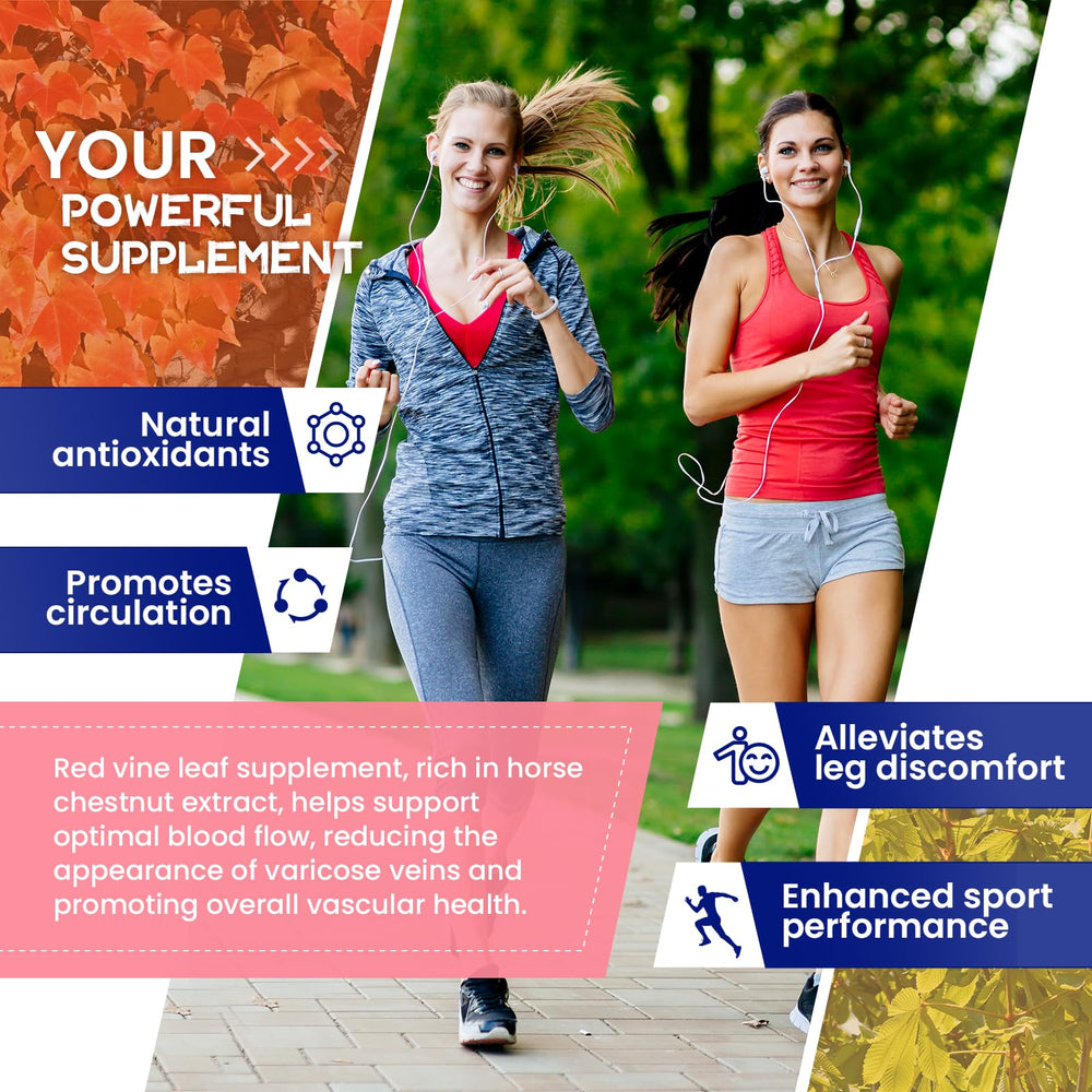 inGreens Red Vine Leaf Extract label emphasizes flavonoids and anthocyanins.