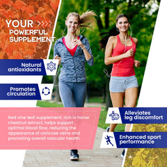 inGreens Red Vine Leaf Extract label emphasizes flavonoids and anthocyanins.