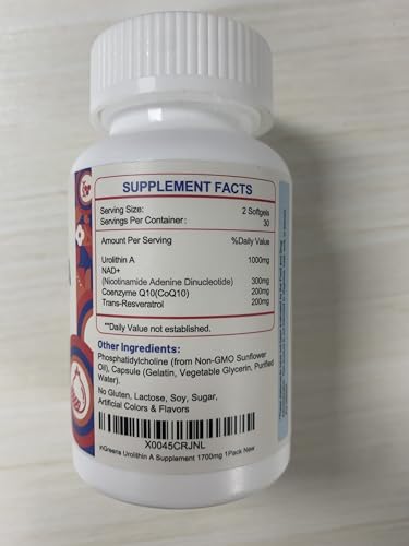 close-up of inGreens Urolithin A capsules showing softgel form