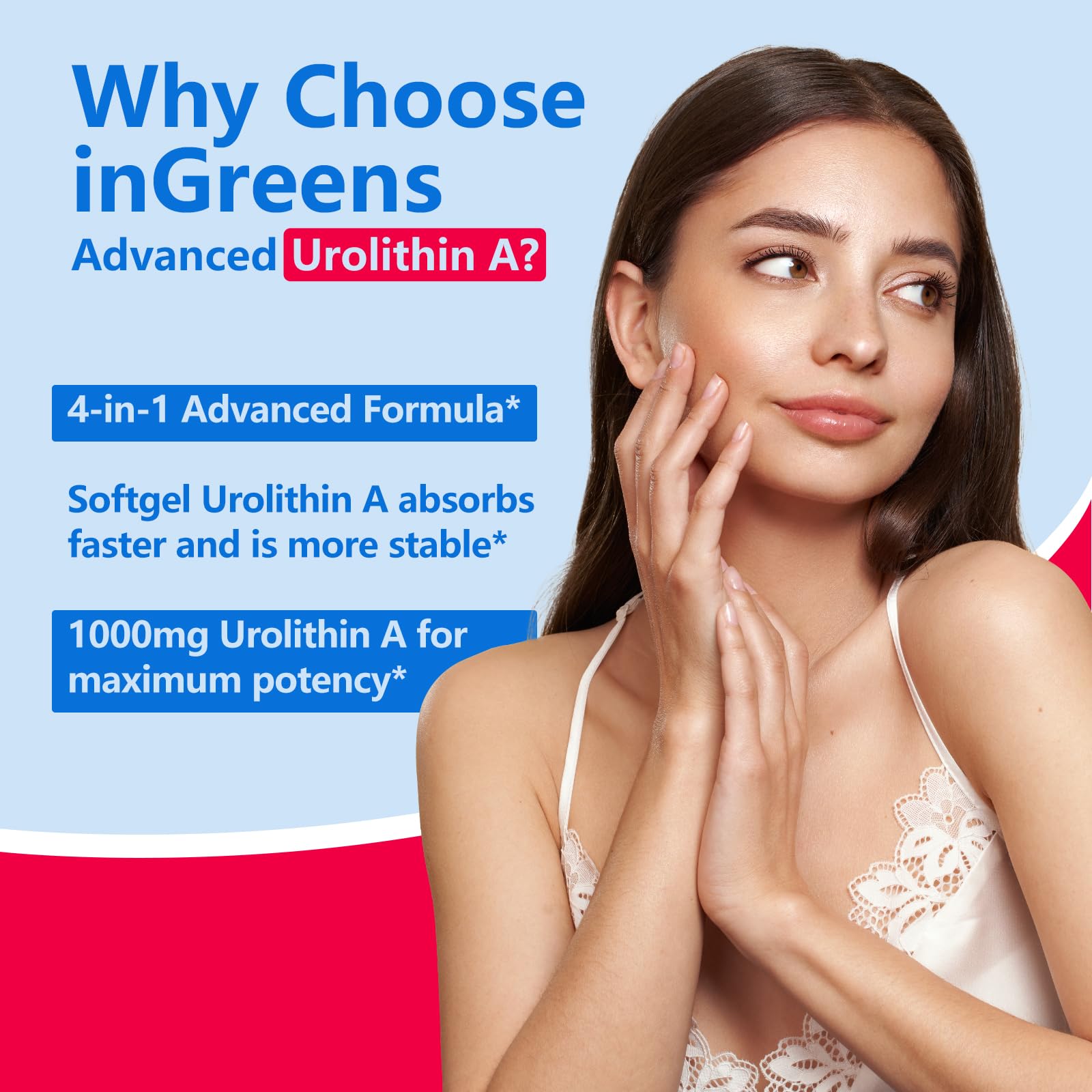 inGreens Urolithin A ready for daily use in a bright, minimal setting