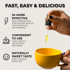 Inhale Mullein Drops amber bottle emphasizing premium tincture for easy dosing.