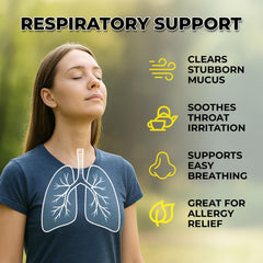 Inhale Mullein Drops dropper spout for convenient daily lung support usage.