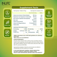 INLIFE bone support tablets bottle for joint comfort and daily nutrition.