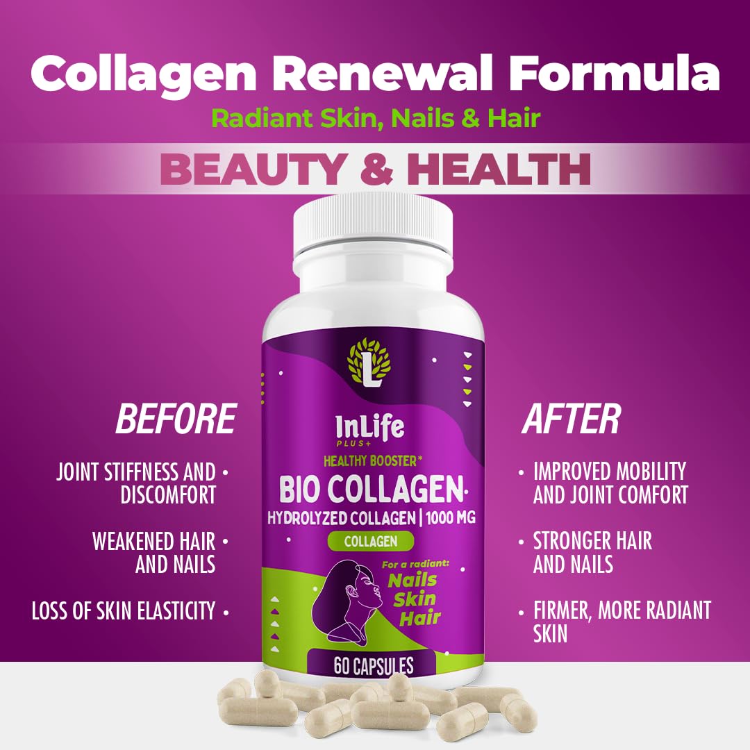 Inlife Plus + collagen smoothie mix demonstrates versatile beauty usage.