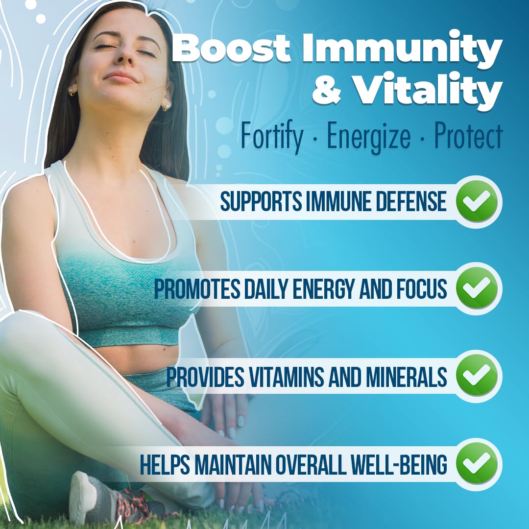 Inlife Plus + ingredients panel highlighting 25 vitamins and minerals included