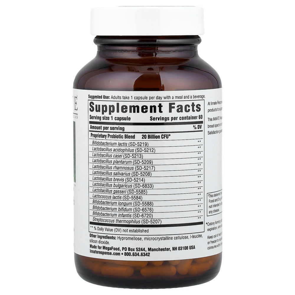 Capsules of Innate Response Flora 20-14 Ultra Strength for immune support