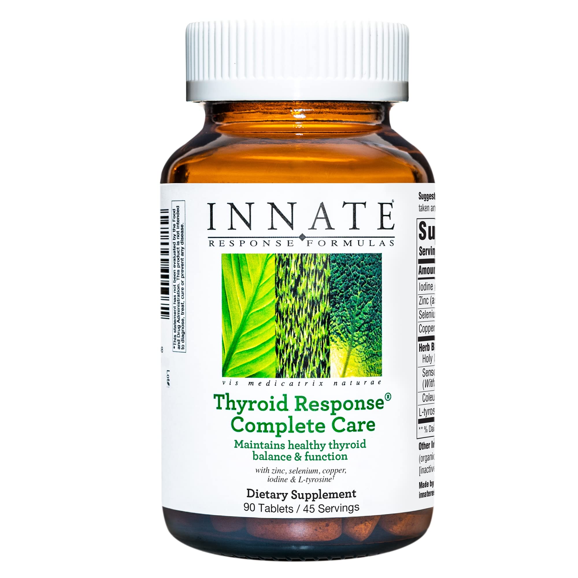 Innate Response Formulas Thyroid Response bottle with capsules for thyroid balance