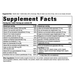 Innate Response One Daily tablet close-up highlighting B vitamins for energy support.