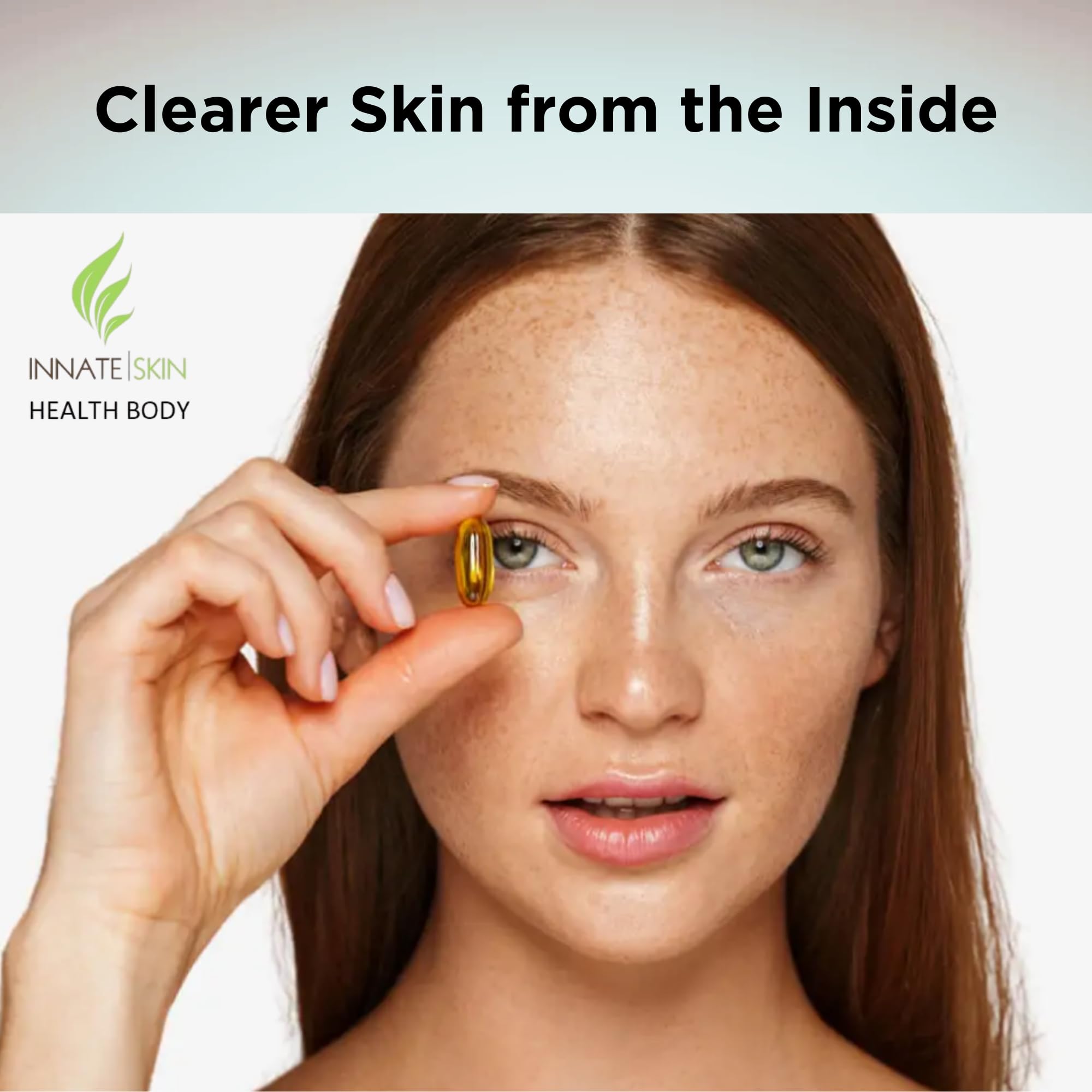 Innate Skin Acne Gummies in hand during daily routine.