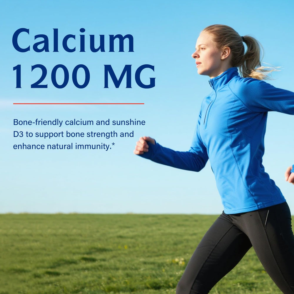 Innate Vitality Calcium 1200mg capsules closeup reveals smooth tablets.