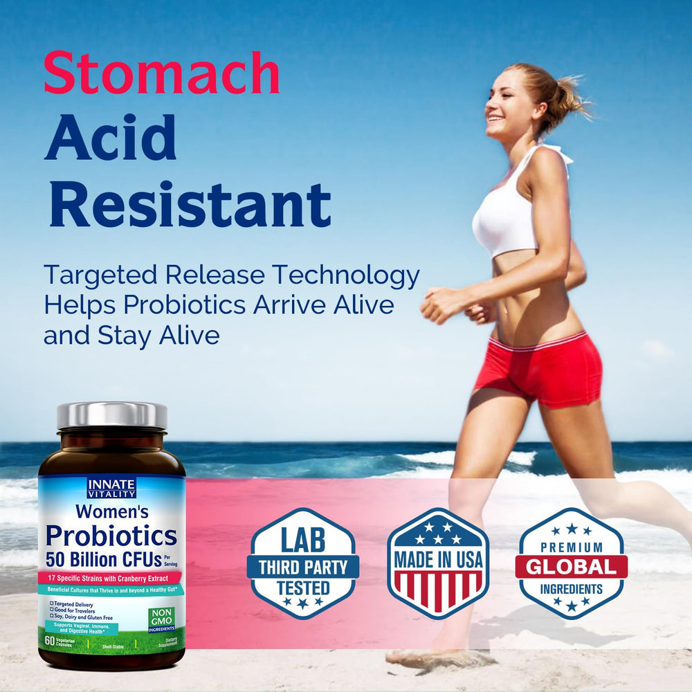 Innate Vitality delayed-release capsule illustrating targeted delivery.