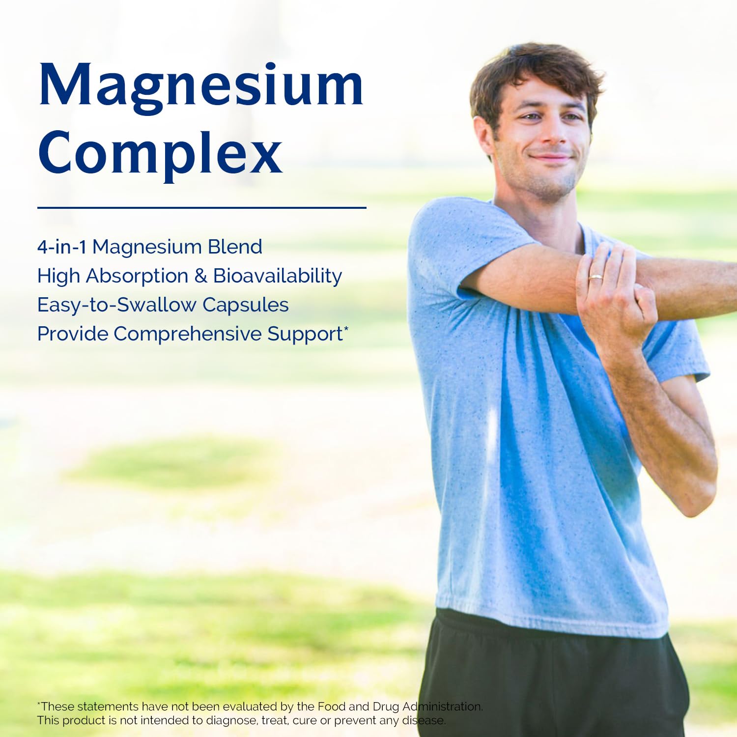 Innate Vitality Magnesium Complex ingredients view highlighting four forms for balance.