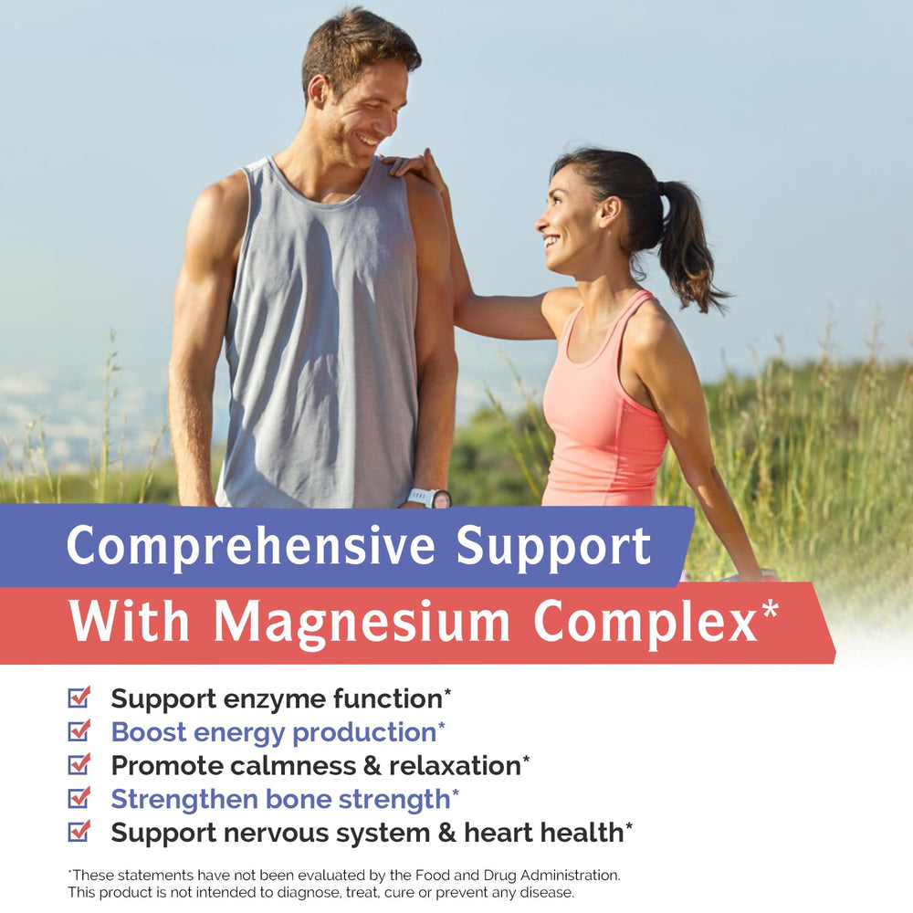 Innate Vitality Magnesium Complex label close-up with USA-made production.
