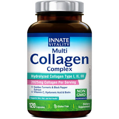 Innate Vitality Multi Collagen bottle with capsules for daily beauty support