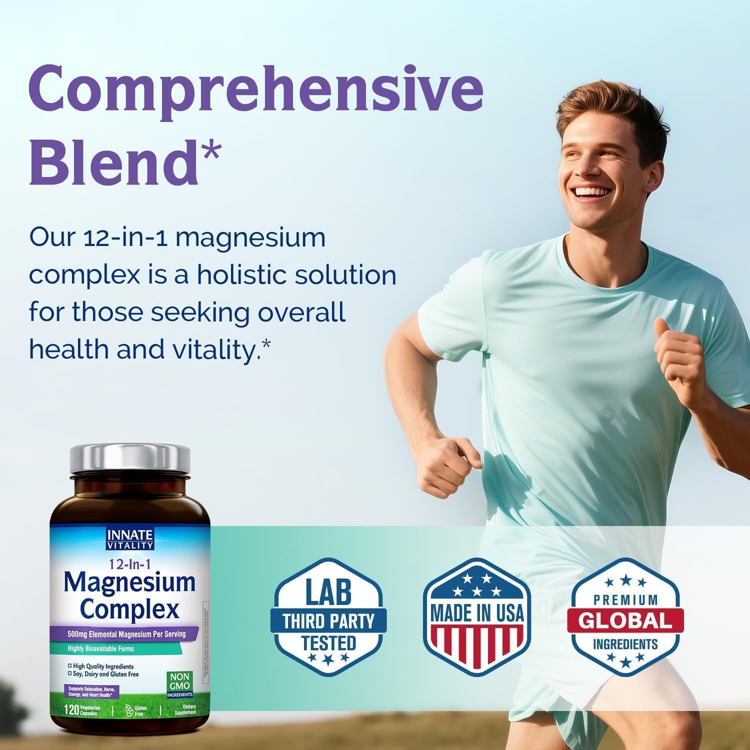 Innate Vitality non-GMO label visible near packaging.