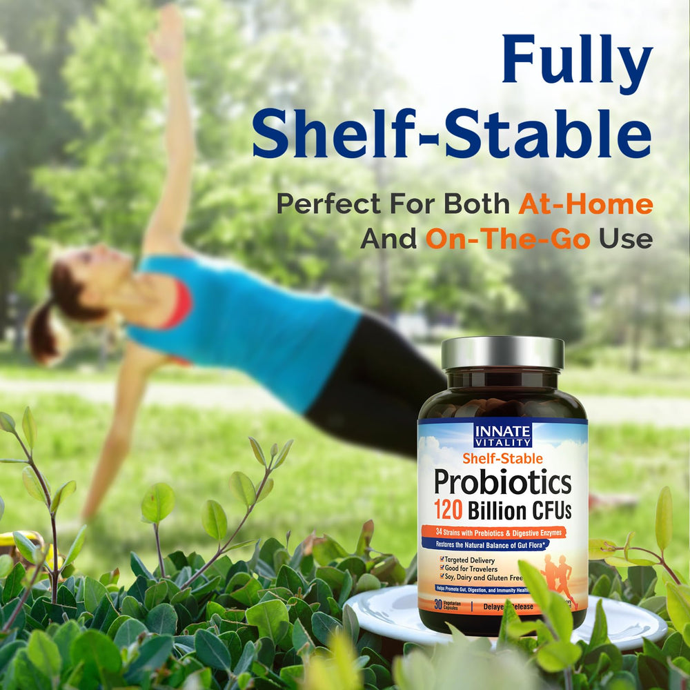 Innate Vitality depiction of men and women using probiotic for daily wellness