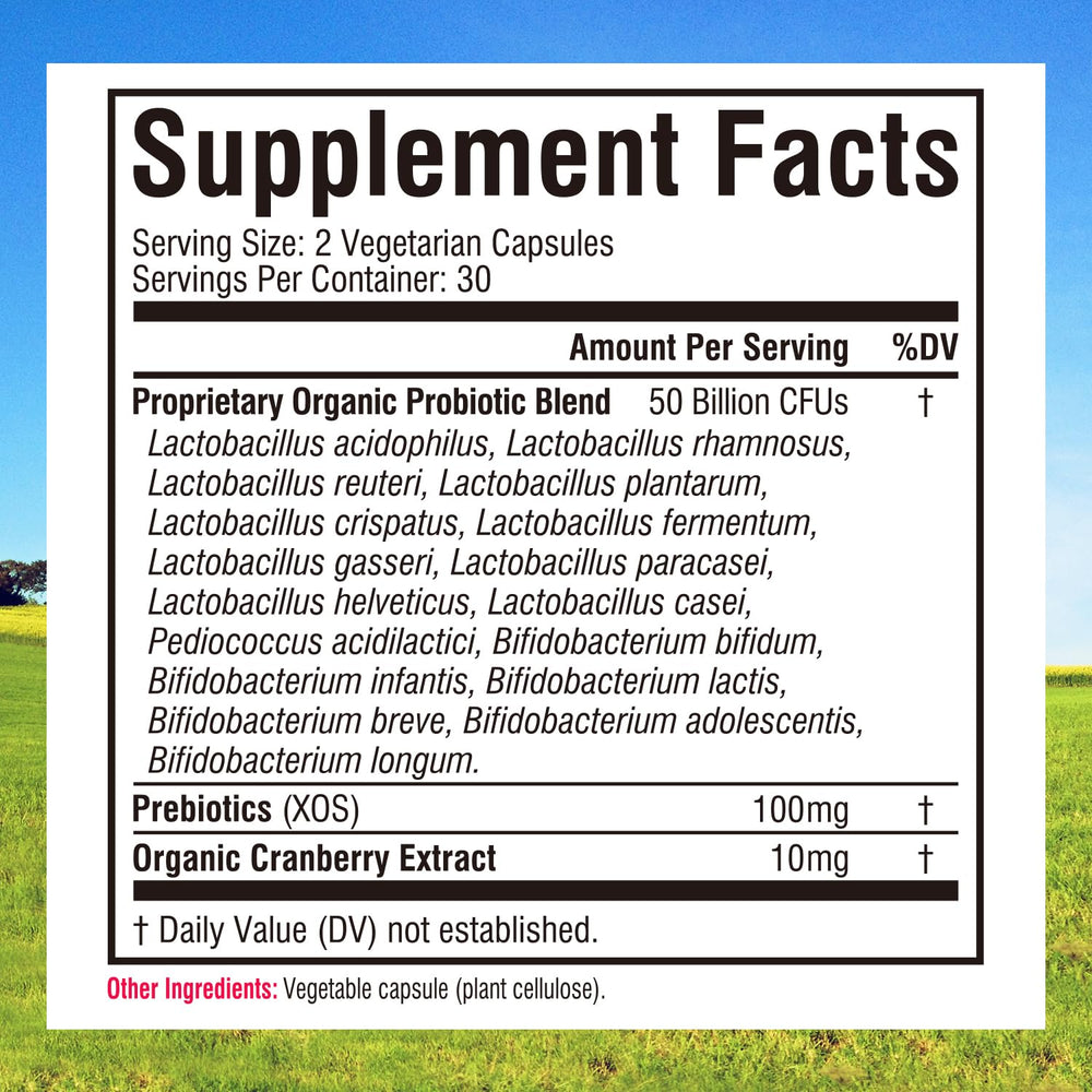 Innate Vitality Probiotics capsules ready for daily use.