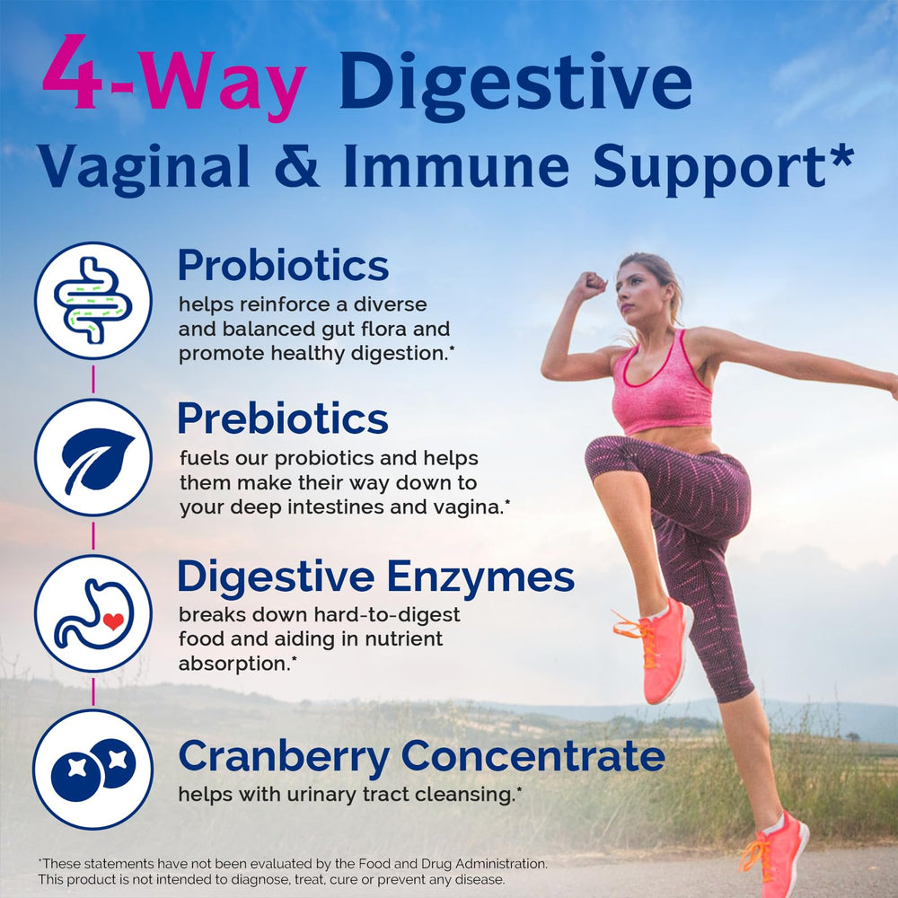 Innate Vitality Women’s Probiotics cranberry blend visual for urinary balance